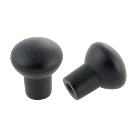 Crown Small Cabinet Knob Matte Black Finish CHK6030BK